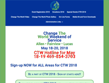 Tablet Screenshot of changetheworldallen.org